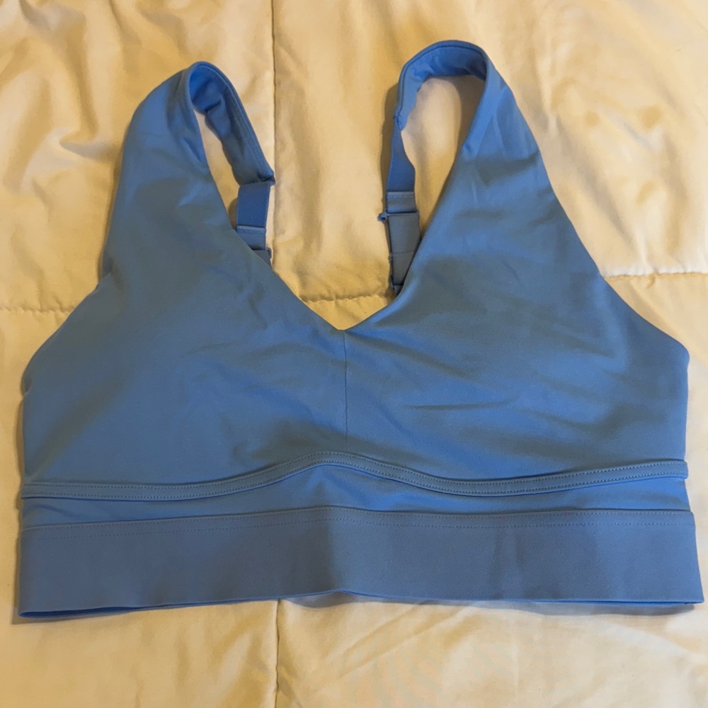 Fabletics Sky Blue Sports Bra